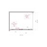 Душевой уголок BELBAGNO UNO-195-AH-1-120/90-C-NERO