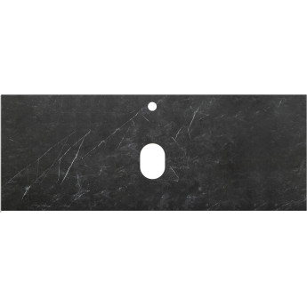 Столешница из керамогранита BELBAGNO KEP-120-MNO-W0 Marmo Nero Opaco 1204x462 без отверстия под смеситель